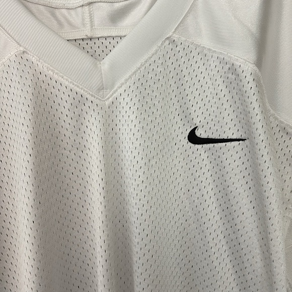 Nike Athletic Men’s Team Defender Football Jersey, 3XL, White - Picture 2 of 5